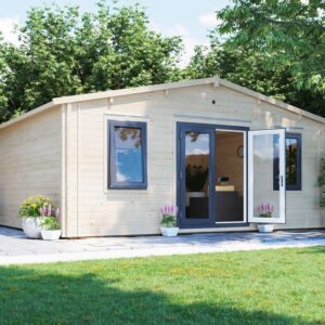 Vanguard with uPVC INSULATED Log Cabin