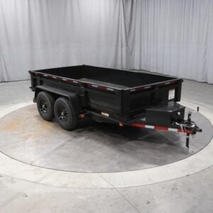6×12 Dual-Axle Dump Trailer – 12,000 lb Heavy-Duty Hauler for Construction & Landscaping