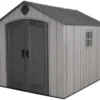 Lifetime Outdoor Storage Shed, 8 x 10 Foot, Grays